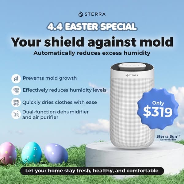 🐰 Easter 4.4 Deal: Sterra Sun at $30 Off!