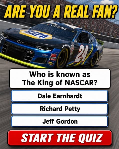 🏁 Real NASCAR Fans Get 100% on This Legends Quiz