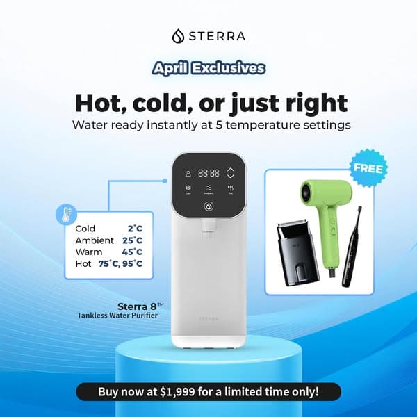 April Exclusives: Sterra 8 – Save $200 + Free Gift