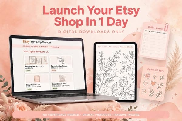 Launch Your Digital Download Shop Today