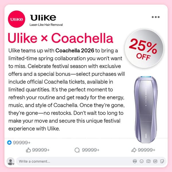 Buy Ulike, Win Coachella Tickets!