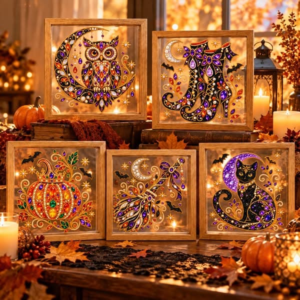 New Sparkling Clear Acrylic Pearl & Diamond Art Kits🔥On Sale🔥
