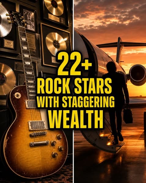 22+ Rock Icons Ranked By Their Actual Net Worth