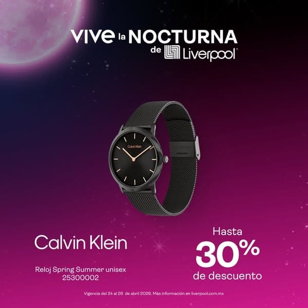 Descuentos en relojes Calvin Klein