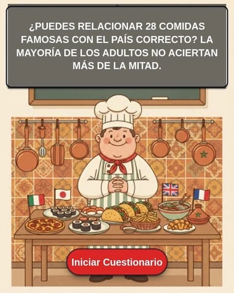 La mayoría de los adultos olvidan de dónde proceden estos 28 platos icónicos del mundo