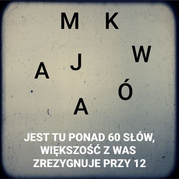 Ćwicz swoją pamięć