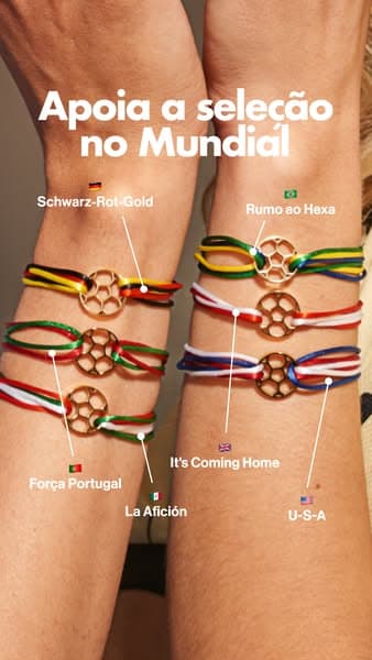 🇵🇹 Pulseira da Seleção - Mundial 2026