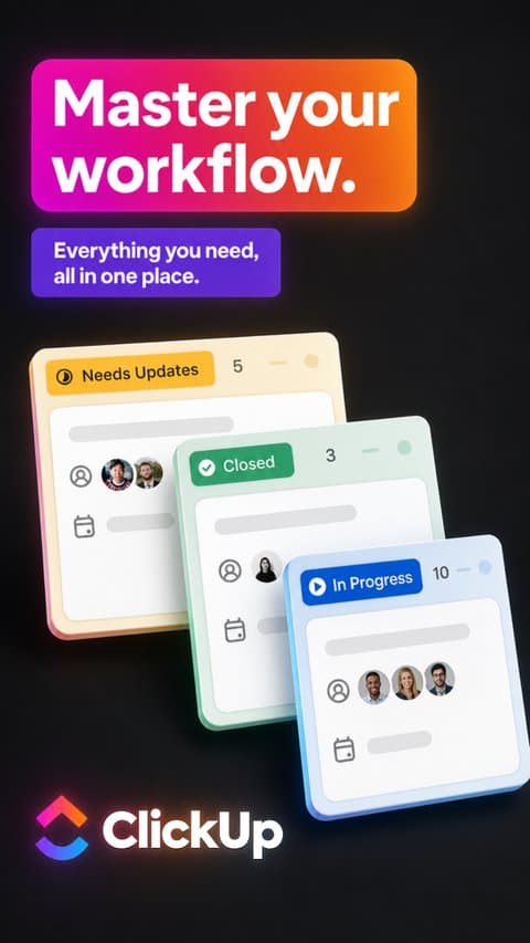 ClickUp ad creative
