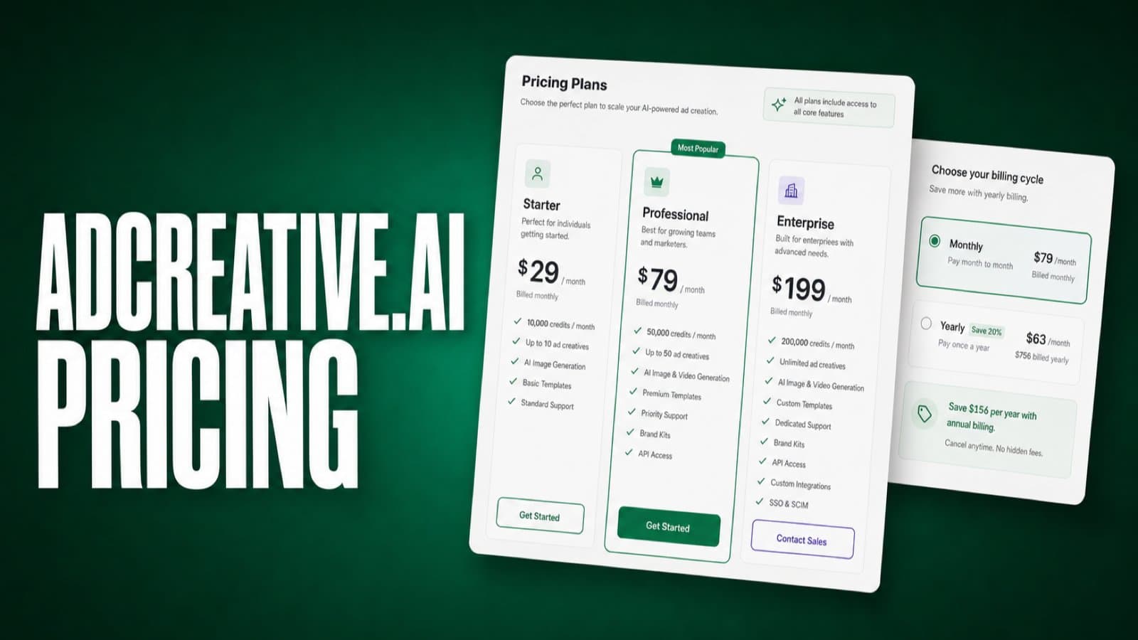 AdCreative.ai Pricing in 2026: Every Tier and Term Explained