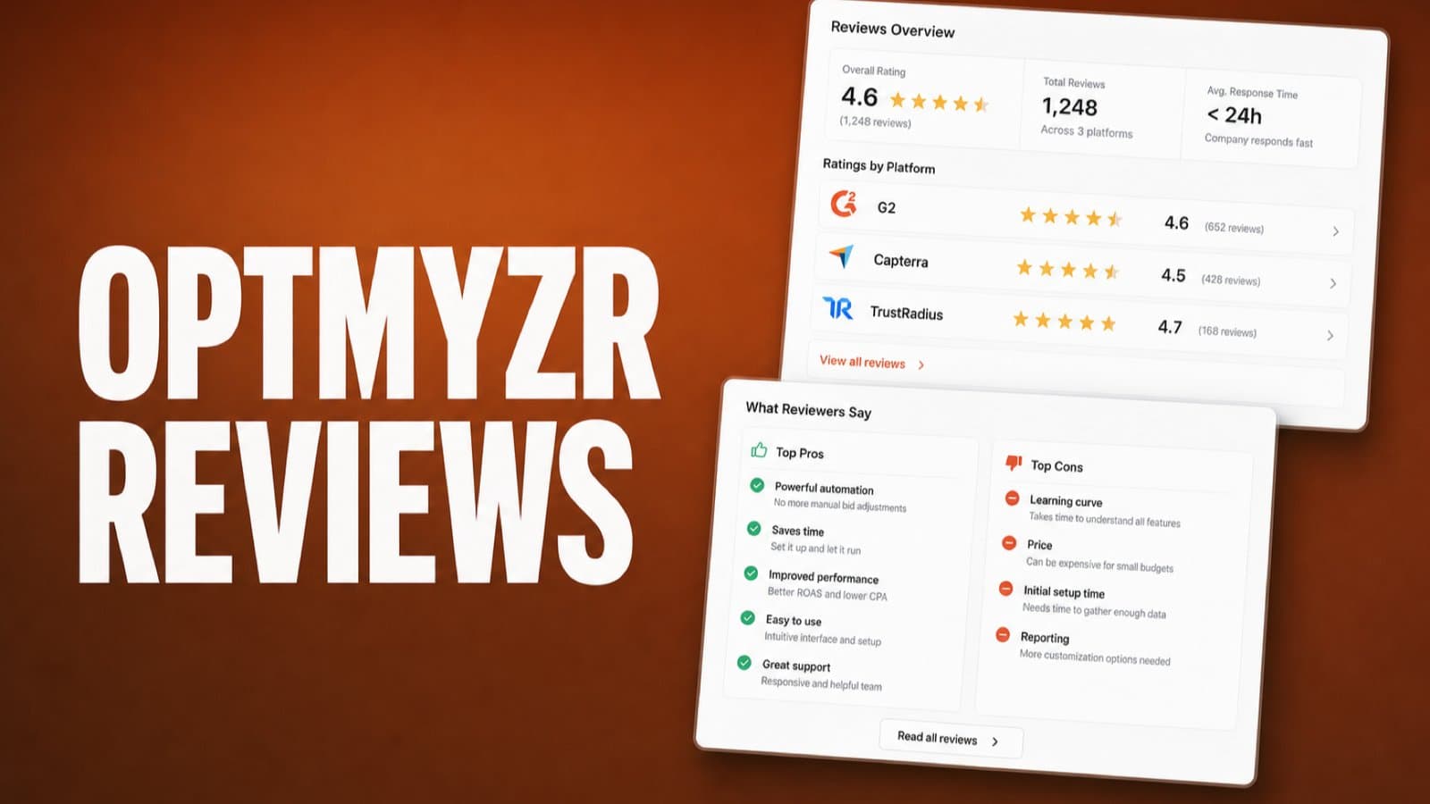 Optmyzr Reviews 2026: Pricing, Pros, Cons & Alternatives