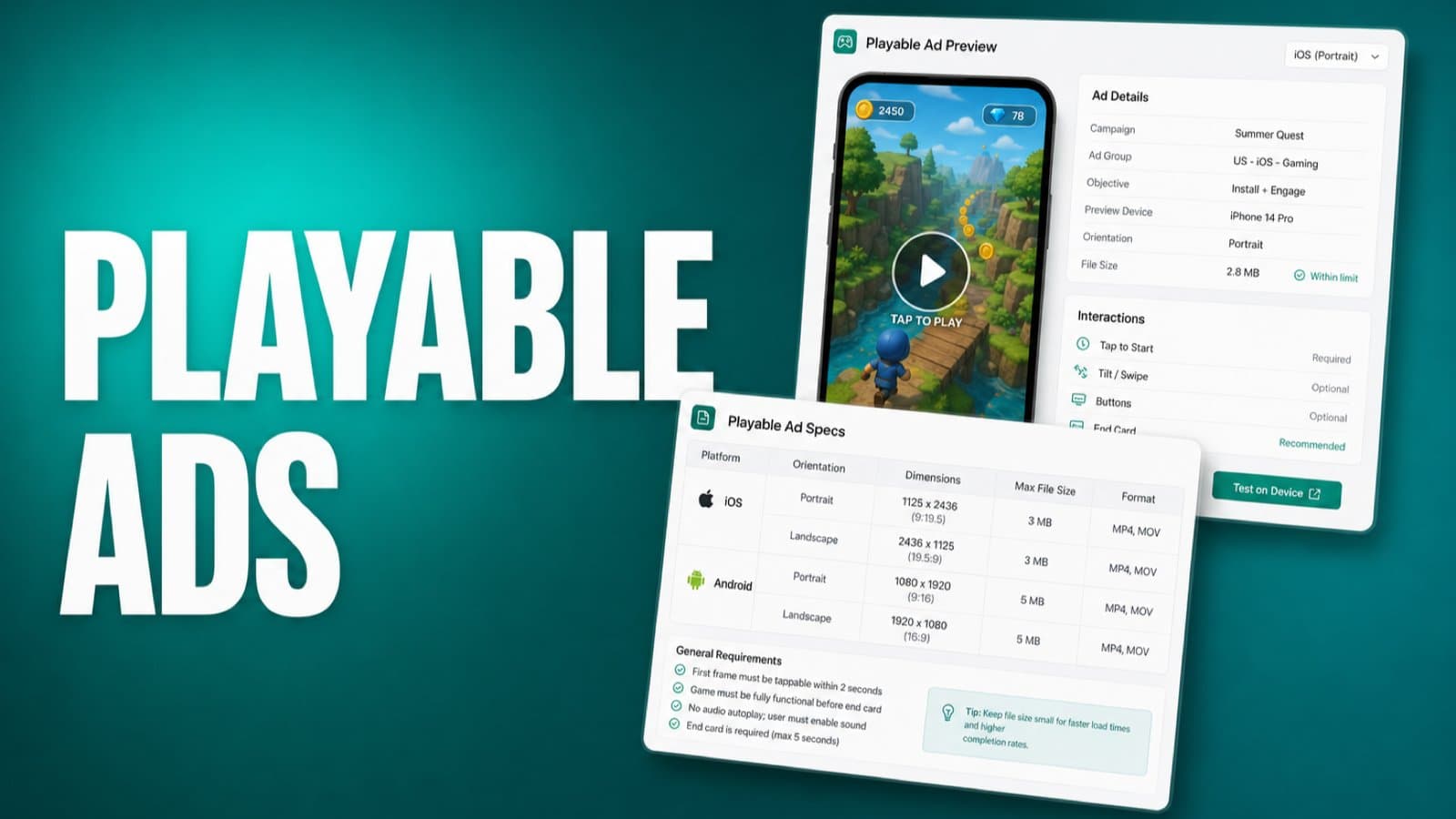 Playable Ads for Brands: 6 Formats Plus Examples