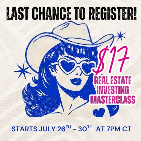 Retire With Rental Income! Join The $17 MasterClass!