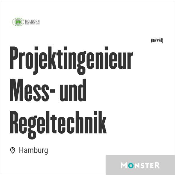 Projektingenieur Mess- und Regeltechnik