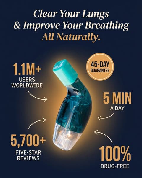 Doctors Urge People To Clear Lungs With This