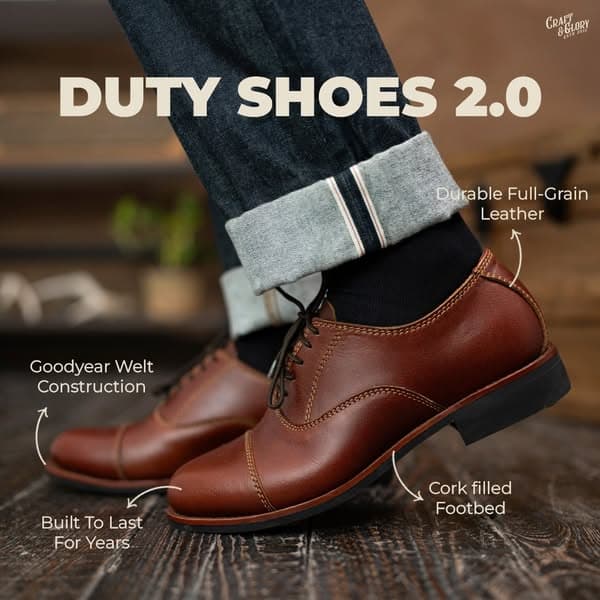 Full-Grain Leather. Built to Last.