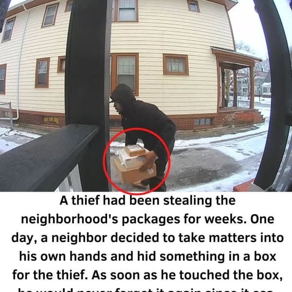 Caught Red-Handed: Wait Till You See What Befalls This Package Thief