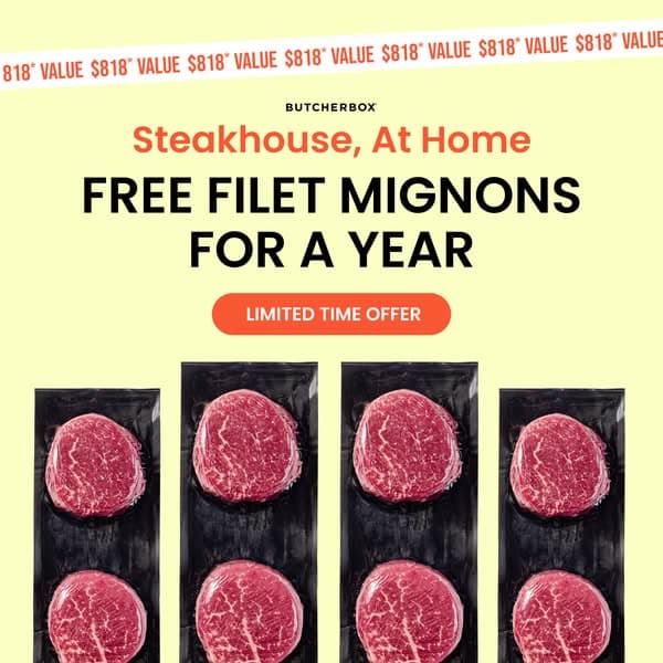 🥩 FREE Steaks for a Year🥩