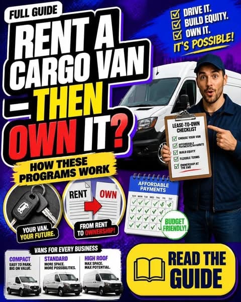 Cargo Van Rent-to-Own Terms: What to Know