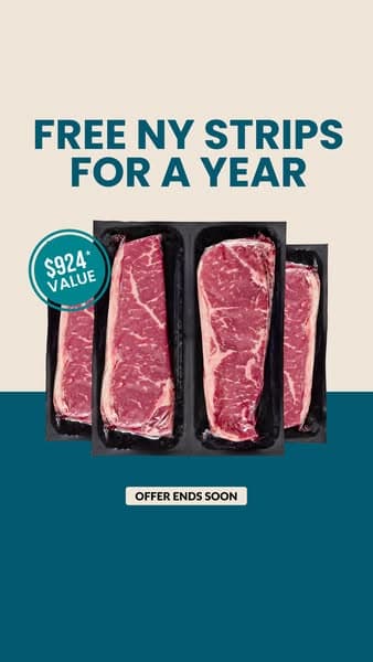 🥩 FREE Steaks for a Year🥩