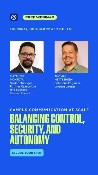 Take Control of Campus Communications