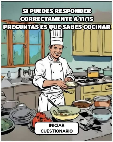 Apuesto a que no puedes aprobar este difícil test de Master Chef