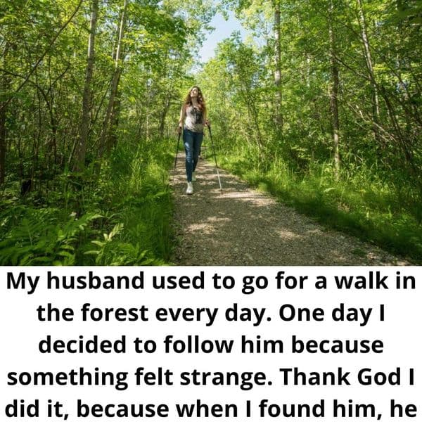 Story Time: Wife Uncovers Astonishing Secret During Husband's Routine Walks