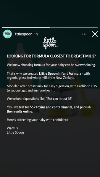 Baby formula made with your family in mind.