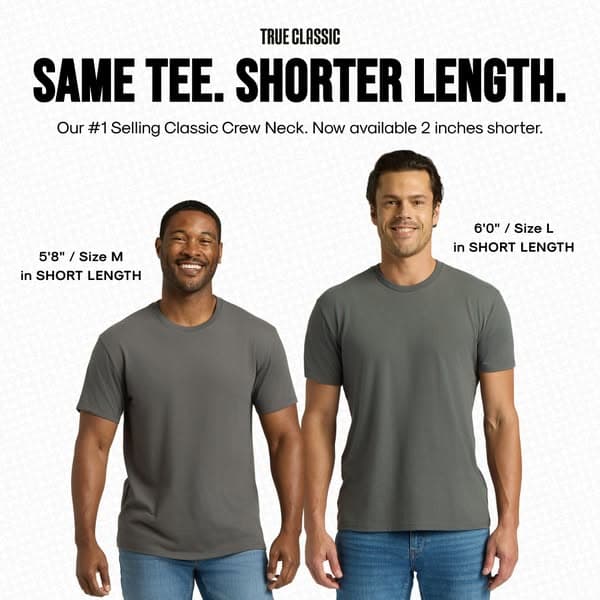Same Tee, Shorter Length