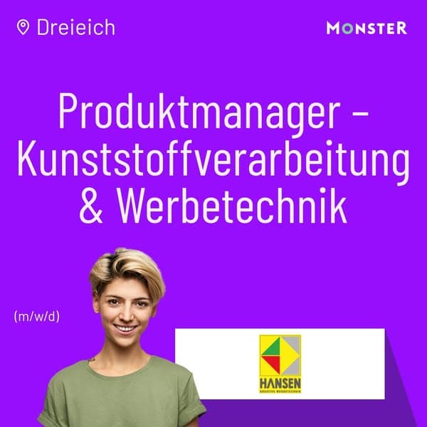 Produktmanager – Kunststoffverarbeitung & Werbetechnik