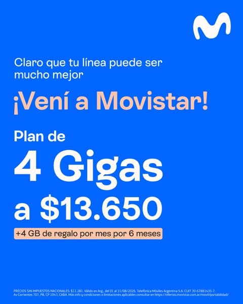 ¡Pasate a Movistar!