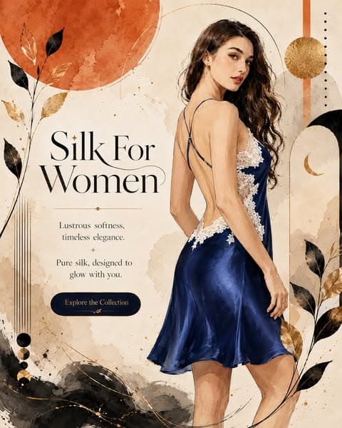 Get 50% Off Silk Nightgowns