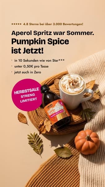Pumpkin Spice Latte - Zero Sugar 🎃