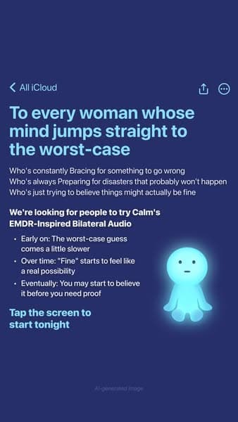 End body tension faster with EMDR-inspired audio