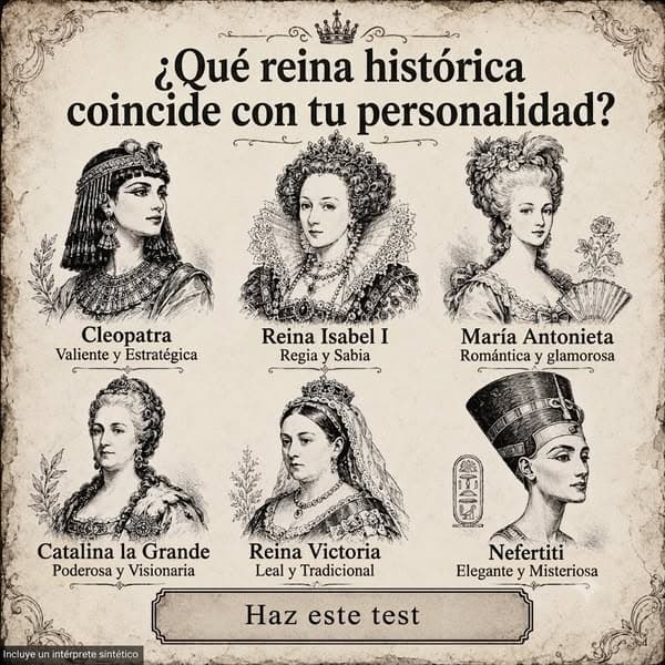 ¿Qué Reina Histórica Eres?