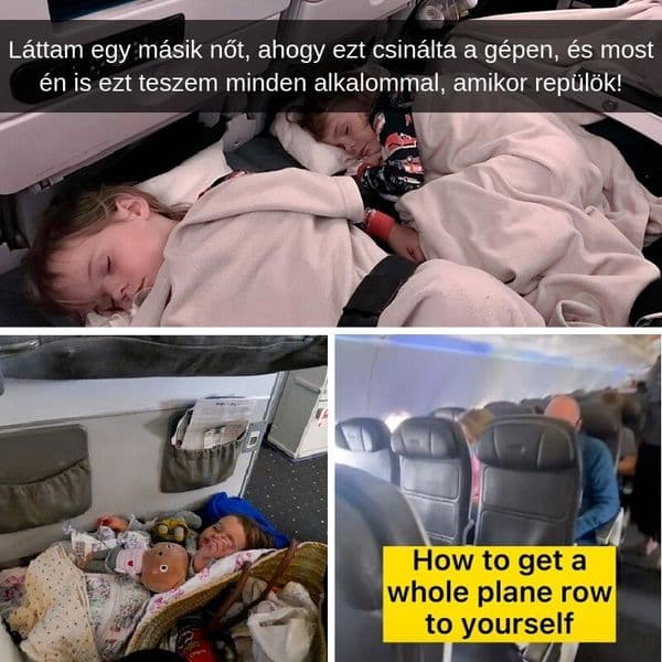 Nem tudsz aludni a repülőn❓ Próbáld ki ezt.