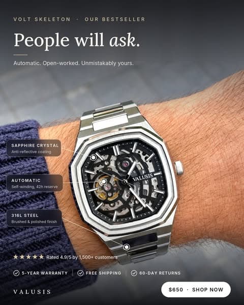 Awarded Best Watch Brand in Dubai 2025