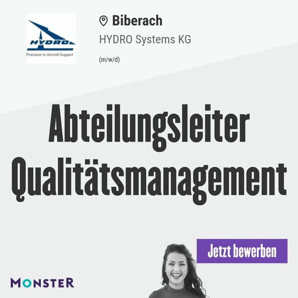 Abteilungsleiter Qualitätsmanagement