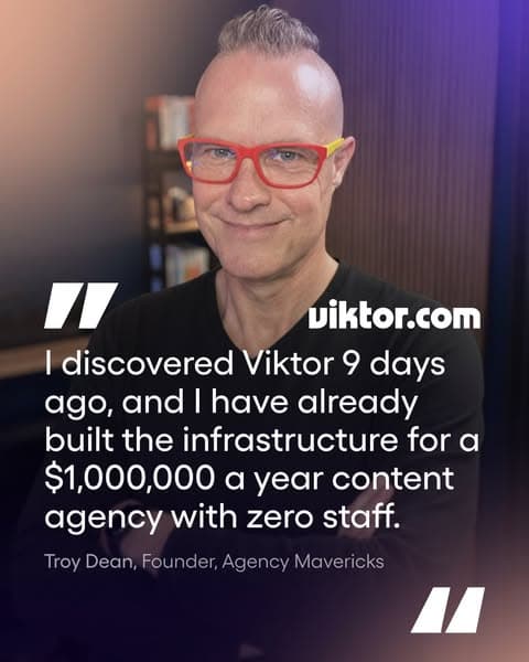 Hire Viktor. Grow your agency.