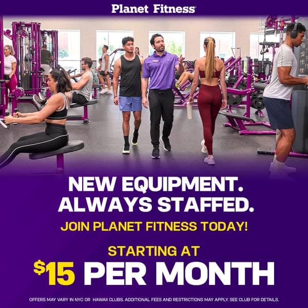 JOIN PLANET FITNESS