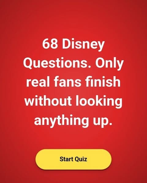 Only True Disney Fans Can Score Above 55 On This 68-Question Quiz