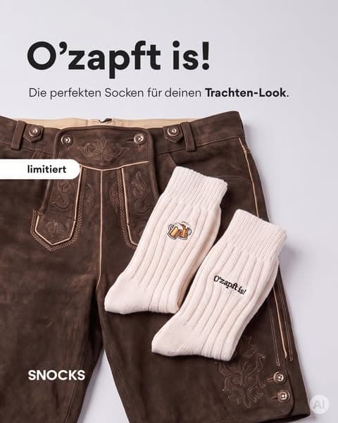Jetzt Wiesn-Socken shoppen 🍺🧦