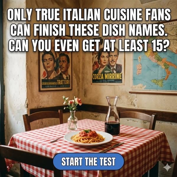 🍝 How Well Do You Know Italian Cuisine