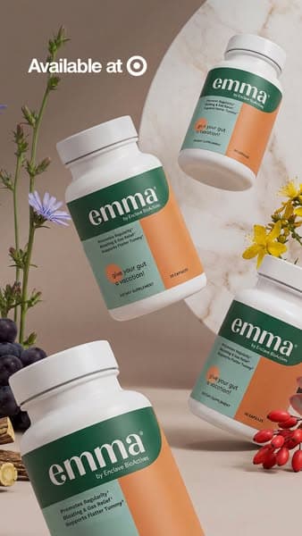 Emma Relief Daily Digestive Supplement Capsules - 30ct