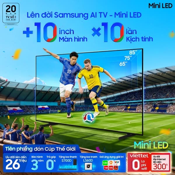 Nâng cấp thêm 10 inch, trải nghiệm kịch tính gấp 10 lần