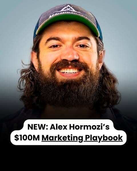 Alex's Hormozi's $100M Marketing Playbook