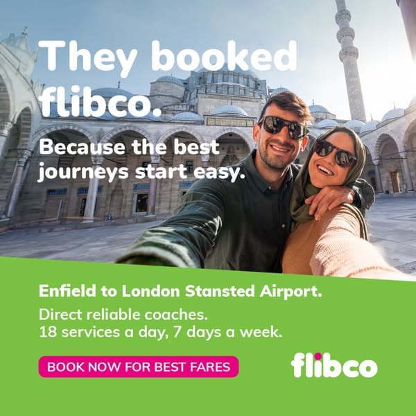Bus from Enfield to London Stansted