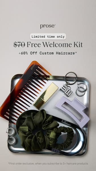 FREE Prose Welcome Kit・$54 VALUE
