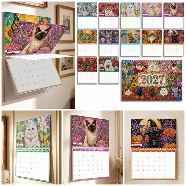 ✨New✨ 2027 DIY Diamond Painting Calendar Kits