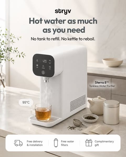 Hot or Cold Water Without the Wait