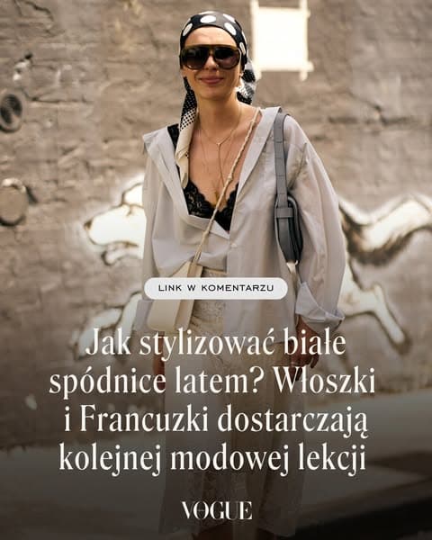 Jak stylizować białe spódnice latem? Włoszki i Francuzki dostarczają kolejnej modowej lekcji